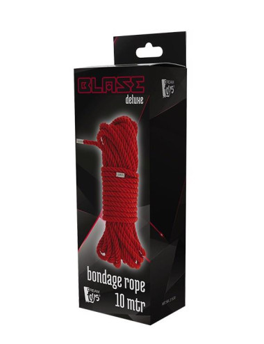 BLAZE DELUXE BONDAGE ROPE 10M RED
