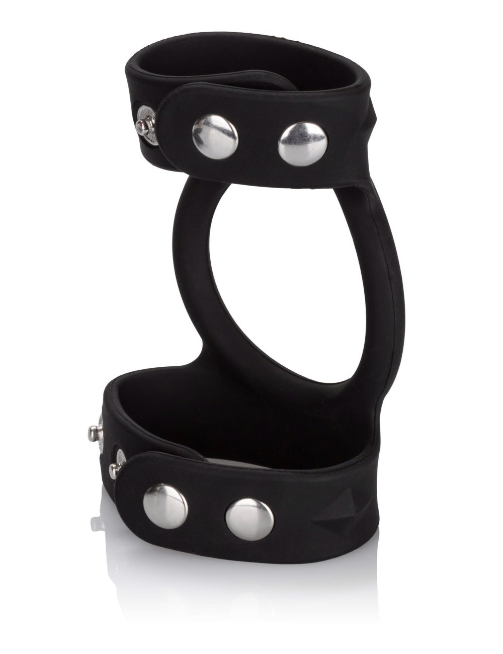 Calexotics Silicone Tri-Snap C & B Cage Black