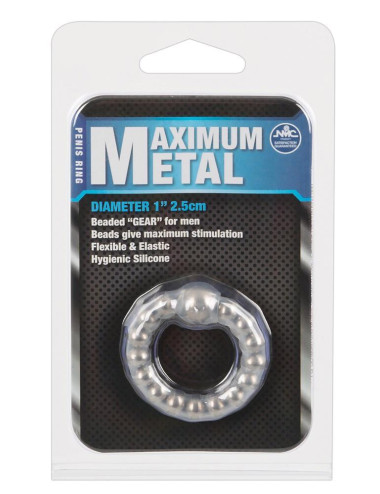NMC Maximum Metal Ring Pierścień z Metalowymi Kulkami