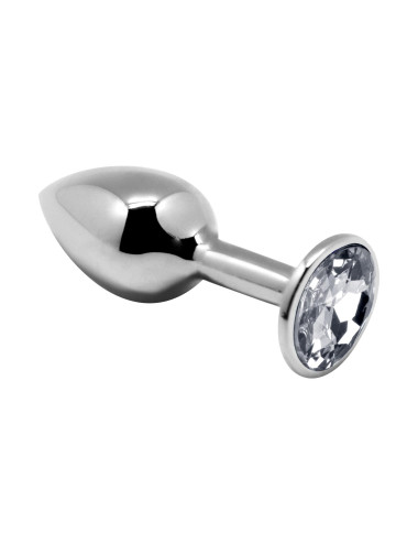 Mini Metal Butt Plug L clear
