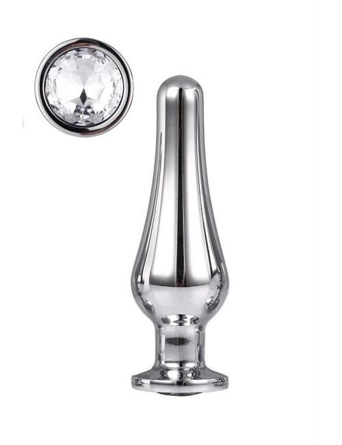 Dream Toys Gleaming Love M - aluminiowy korek analny z kamieniem
