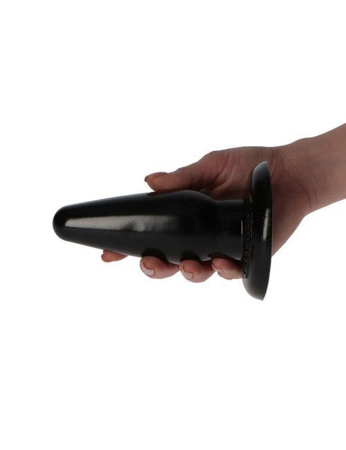 Toyz4lovers Italian Czarny Plug Analny z Przyssawką 12 cm