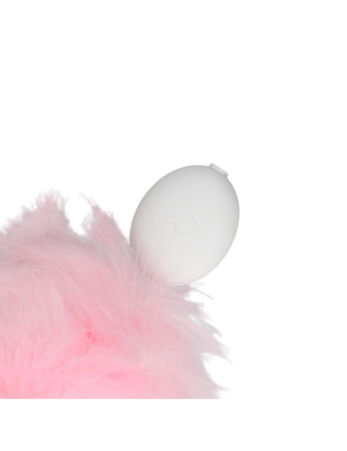 Light-up Fox Tail z metalowym korkiem analnym - zabawki analne i biżuteria analna LED