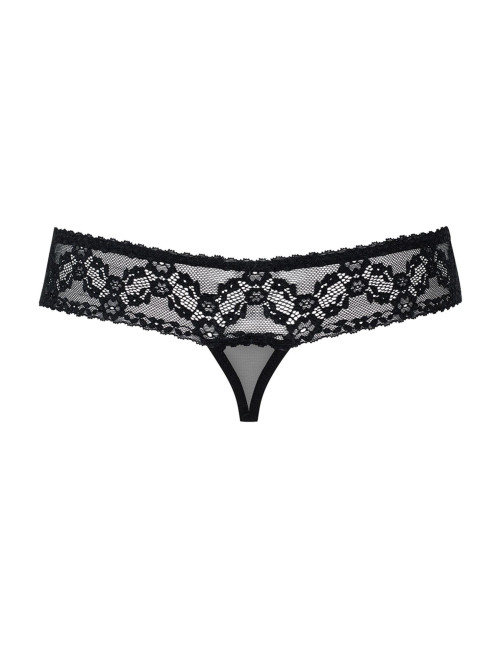 Obsessive Koronkowe Otwarte Stringi L/XL