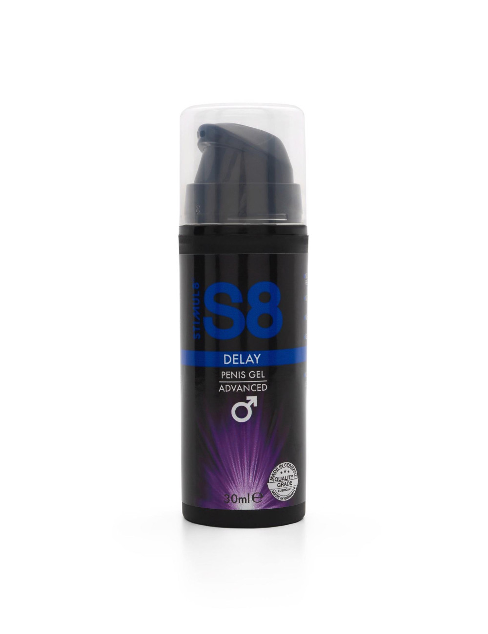 S8 Delay Penis Gel 30ml Natural