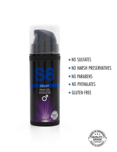 S8 Delay Penis Gel 30ml Natural