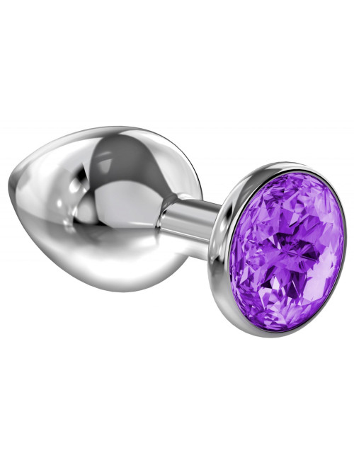 Lola Games Diamond Purple Sparkle XL - Metalowy plug analny z kryształem
