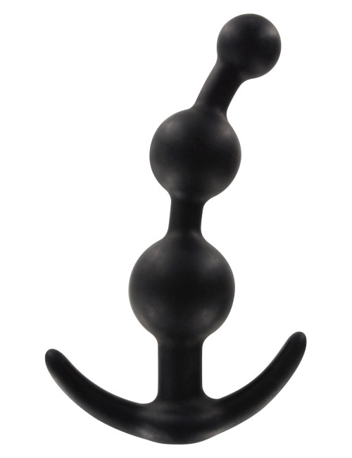 Sweet Sensation Black - silikonowy plug analny, zabawki analne, 13 cm, bezpieczny TOYJOY Classics