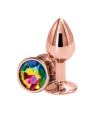 Rear Assets Rose Gold S Multicolor – Zabawki analne Aluminium, Biżuteria analna, Wodoodporne