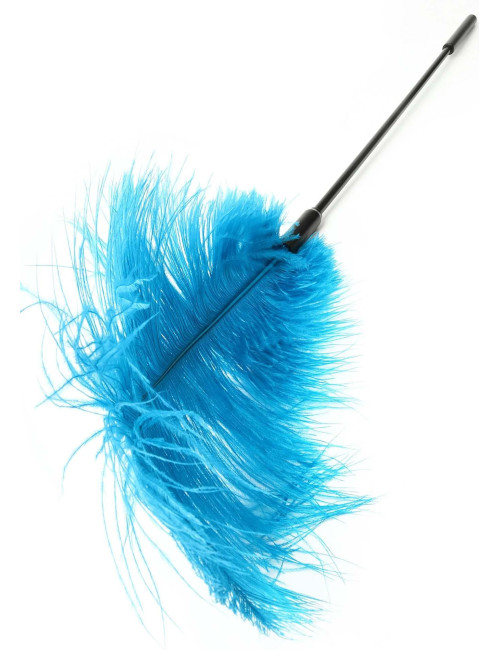 Double Feather Tickler Blue
