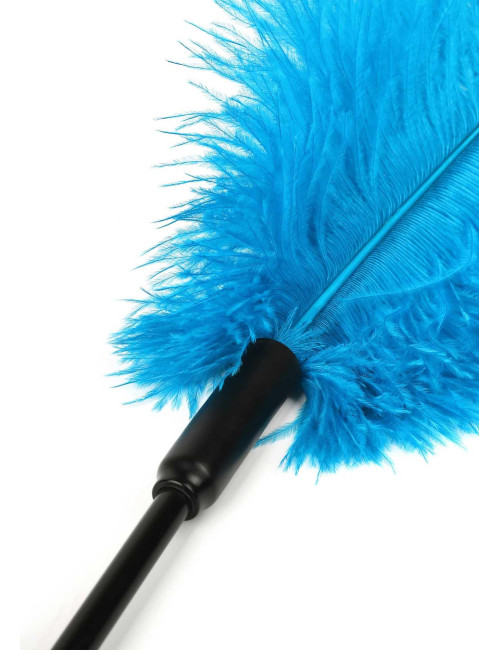Double Feather Tickler Blue
