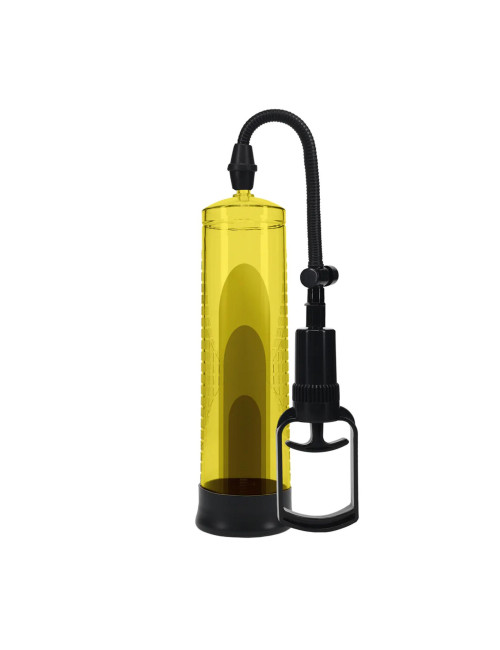 Pumped Basic Pump 2 – Żółta wodoodporna pompka próżniowa dla mężczyzn
