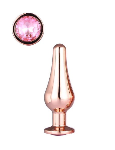 GLEAMING LOVE ROSE GOLD PLEASURE PLUG S