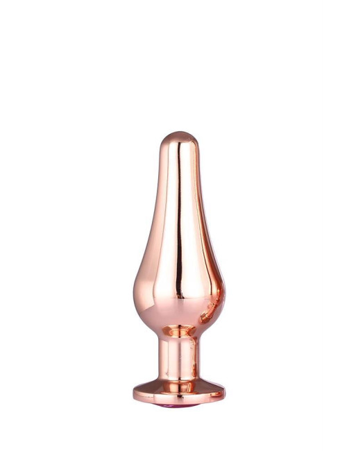 Dream Toys Gleaming Love Rose Gold – Mały korek analny z kryształem
