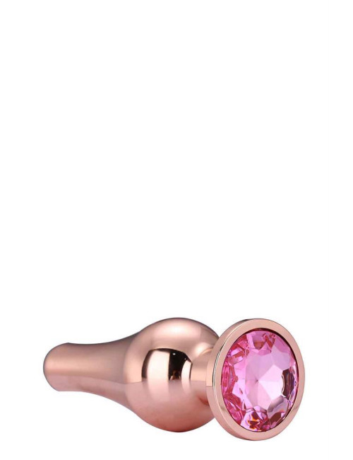 Dream Toys Gleaming Love Rose Gold – Mały korek analny z kryształem