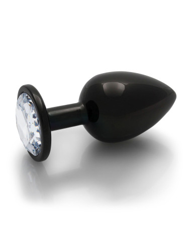 Round Gem Butt Plug Large - Zabawki analne i biżuteria analna, aluminiowy, wodoodporny