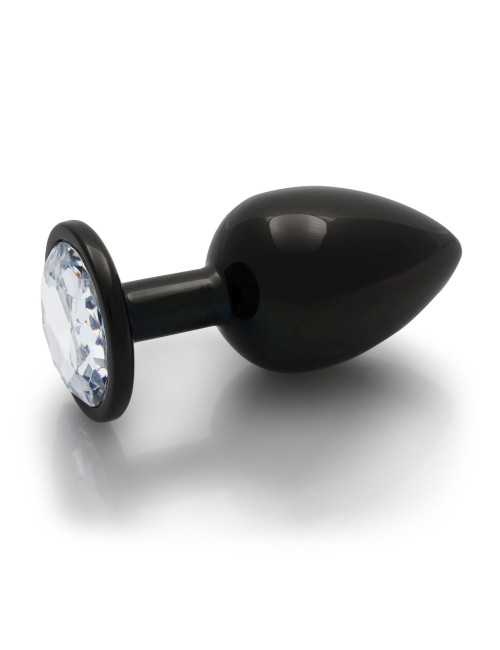 Round Gem Butt Plug Large - Zabawki analne i biżuteria analna, aluminiowy, wodoodporny