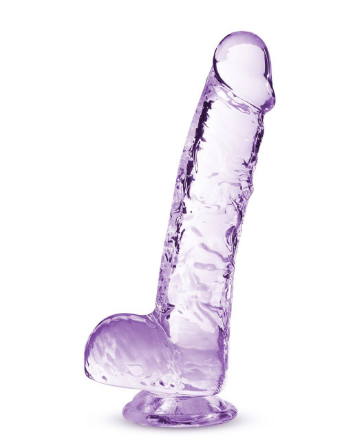 Blush Naturally Yours Crystalline Dildo Amethyst 15 cm