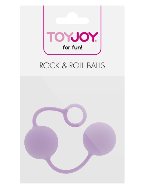 ToyJoy Rock & Roll Fioletowe Kulki Gejszy do Ćwiczeń Kegla