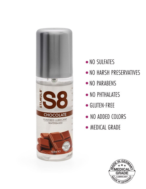 S8 WB Flavored Lubrykant Chocolate – Afrodyzjaki Żel Smakowy 125 ml