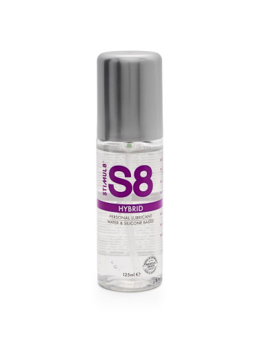 S8 Hybrid Lube 125ml Natural - Afrodyzjak silikonowy żel