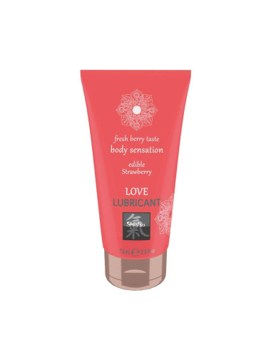 Żel- SHIATSU Love lubricant edible STRAWBERRY
