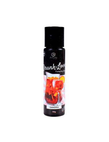 Sangria Afrodyzjakowy Balsam Żel Smakowy 60 ml, 0,0% jadalny, Secret Play