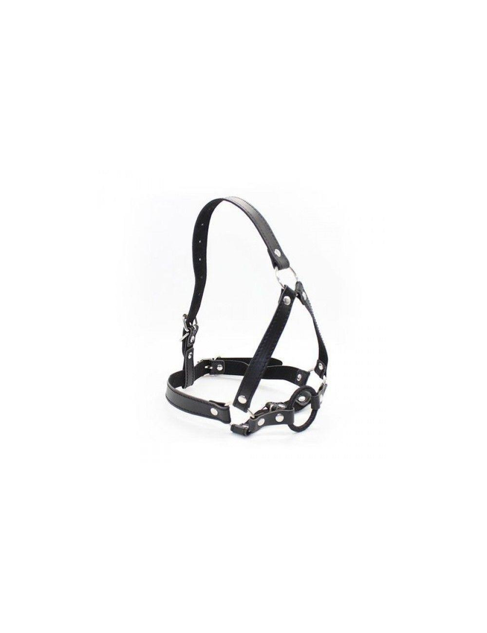 Toyz4lovers Uprząż z kneblem na głowę Head Harness & Ring Gag