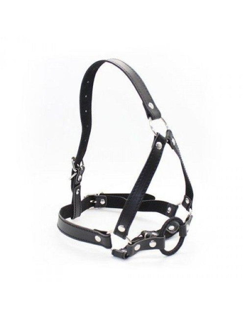 Toyz4lovers Uprząż z kneblem na głowę Head Harness & Ring Gag