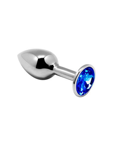 Mini Metal Butt Plug M blue