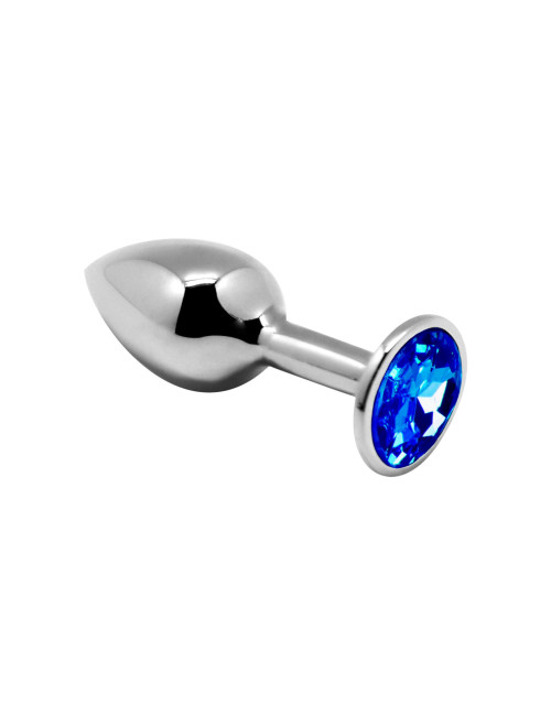 Mini Metal Butt Plug M blue
