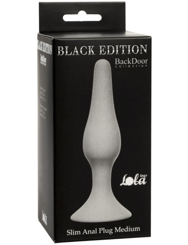 Plug-Slim Anal Plug Medium Grey