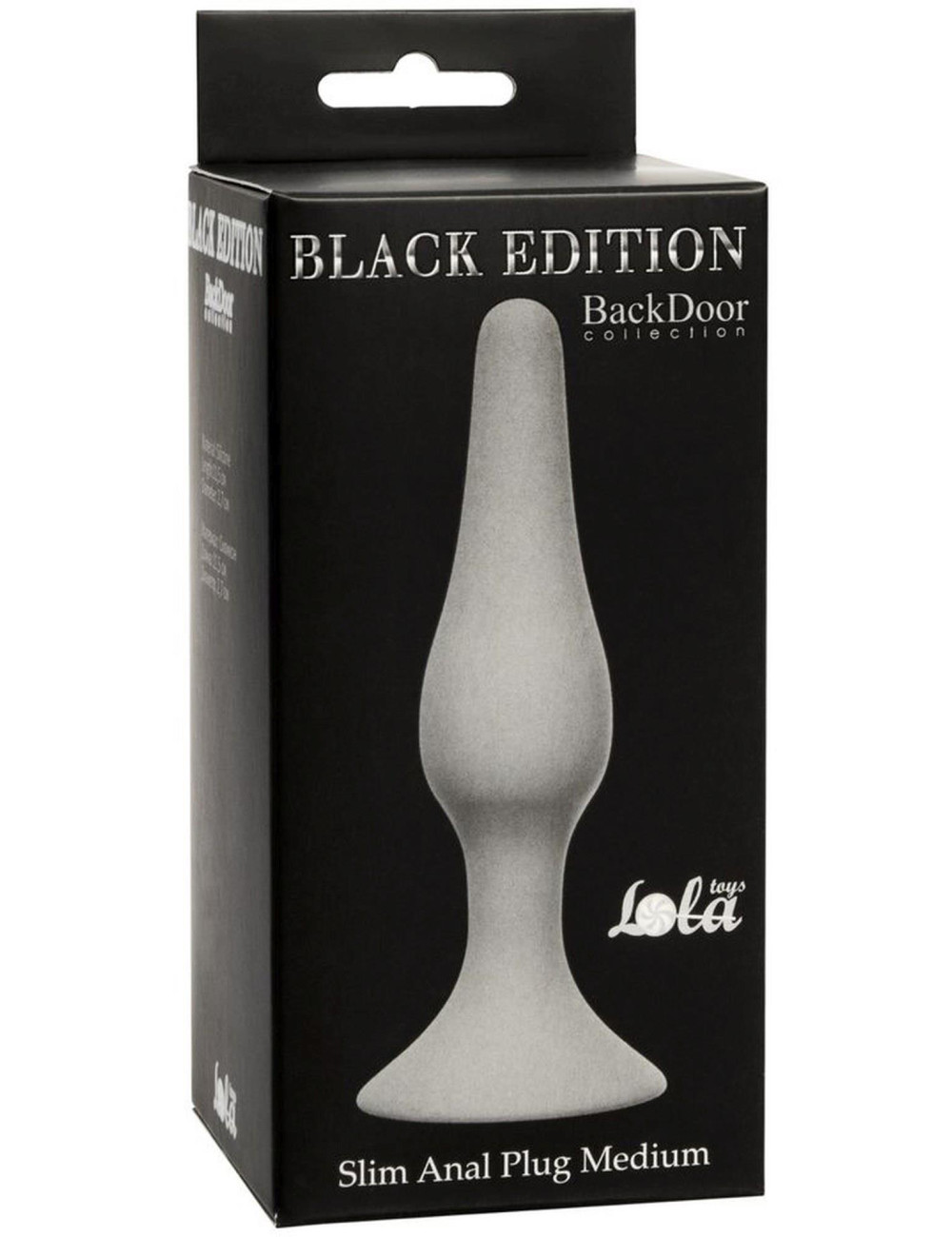 Plug-Slim Anal Plug Medium Grey