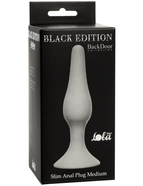 Plug-Slim Anal Plug Medium Grey