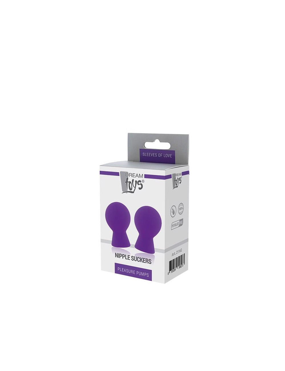 PLEASURE PUMPS NIPPLE SUCKERS PURPLE