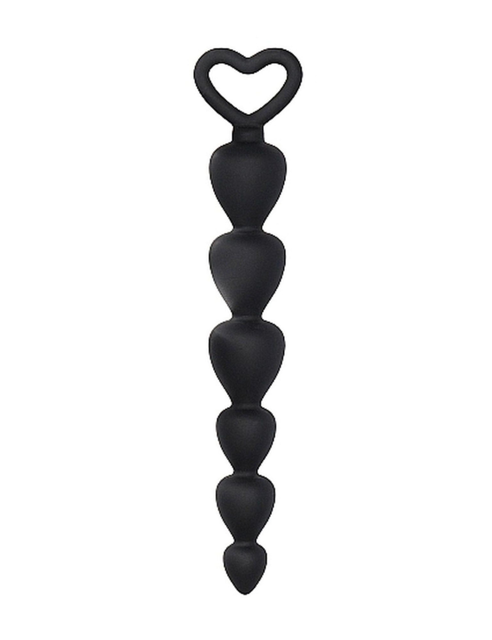 Silicone Anal Beads - Black