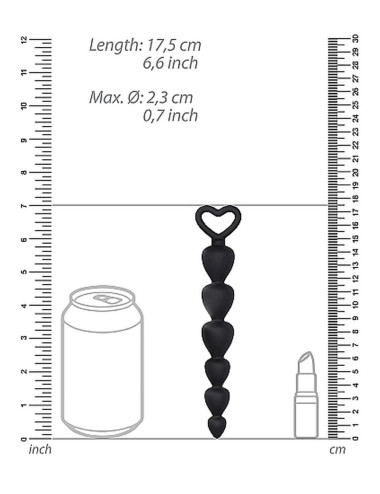 Silicone Anal Beads - Black