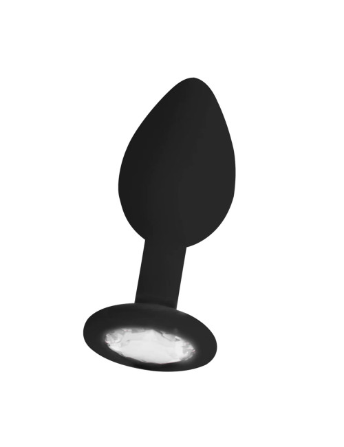 Diamond Butt Plug - Regular black