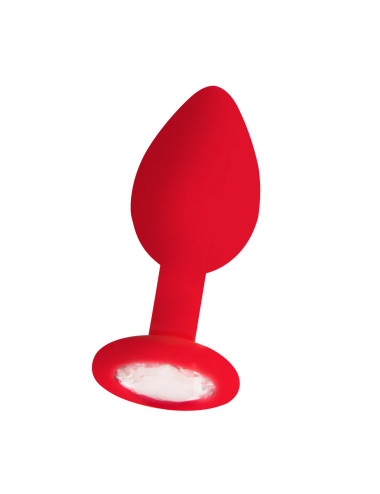 Diamond Butt Plug - Regular red