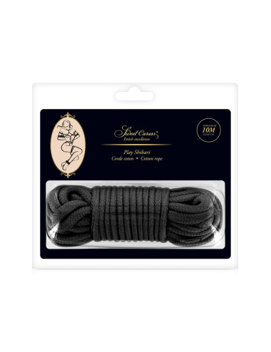 SM BONDAGE ROPE BLACK 10M (Size: T2)