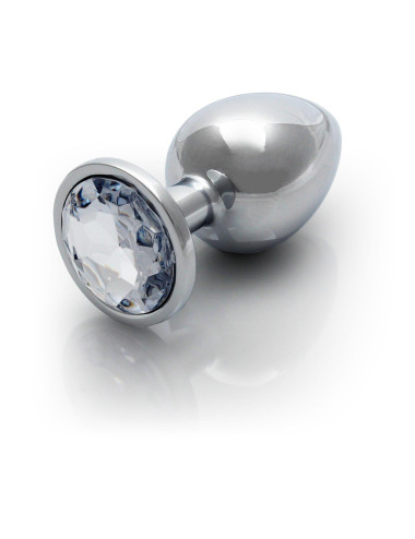 Round Gem Butt Plug - Large