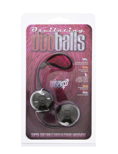 MARBILIZED DUO BALLS - BLACK