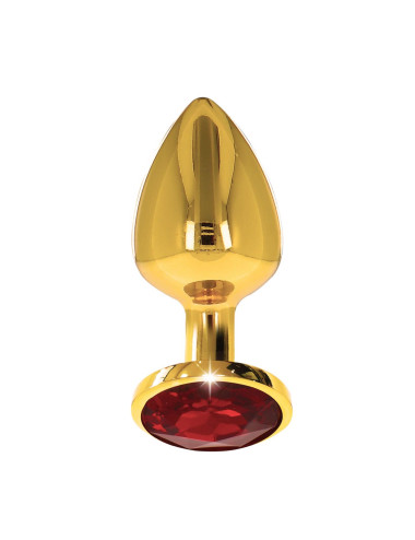 Butt Plug With Diamond Jewel S Gold