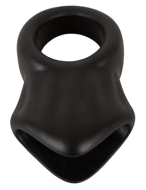 Erecto Cock Ring w B – silikonowy pierścień na penisa bez wibracji, ball stretcher, zabawki erotyczne