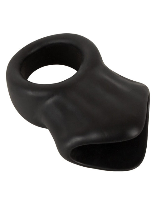 Erecto Cock Ring w B – silikonowy pierścień na penisa bez wibracji, ball stretcher, zabawki erotyczne