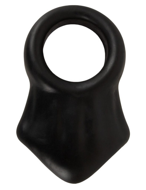 Erecto Cock Ring w B – silikonowy pierścień na penisa bez wibracji, ball stretcher, zabawki erotyczne