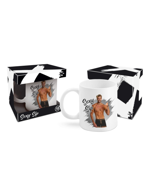 House of Mugs Porcelanowy Kubek Sexi Sip 300ml Mężczyźni
