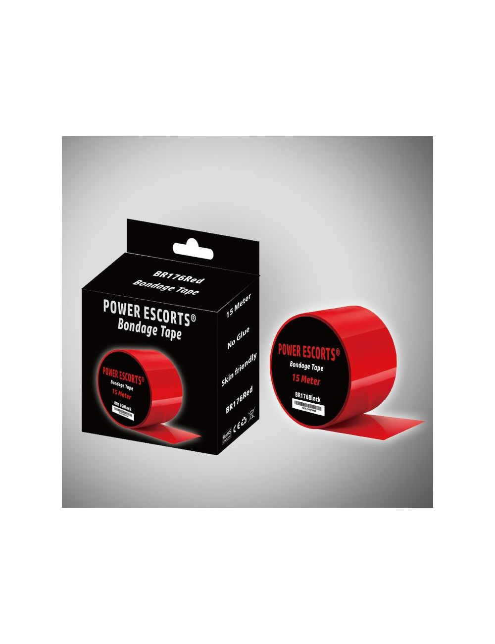 Bondage Tape 15 meter red