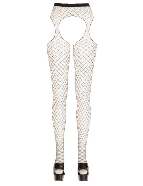 Cottelli Legwear Rajstopy z Wycięciami Sex Tights S-L