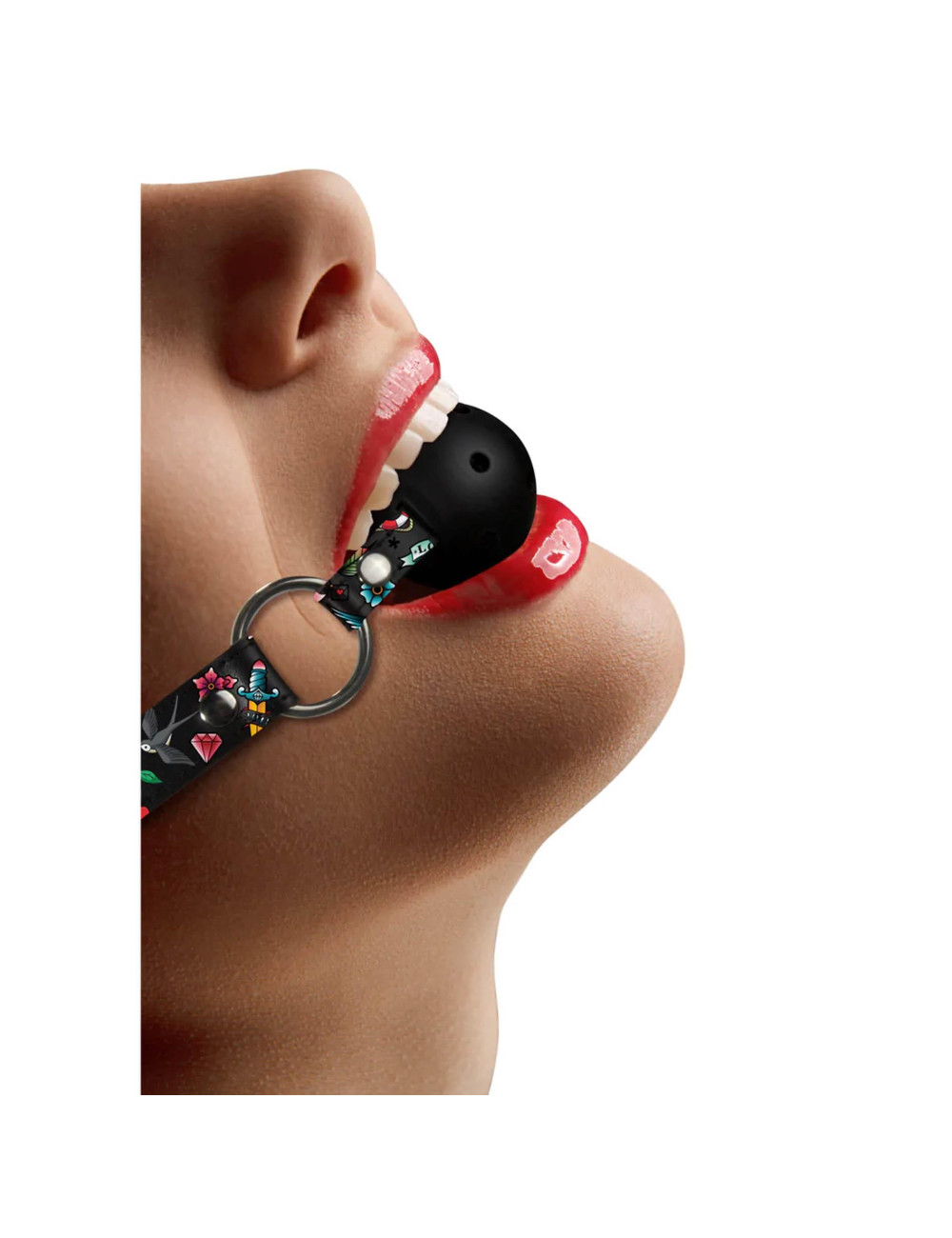 Ouch! Oddychający Kula Gag na Ustnik Breathable